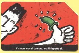 Scheda Telefonica - ITALIA - ITALY - ITALIE - 30.06.98 - ANLAIDS - L'amore Non Si Compra Ma Il Rispetto Si - SIP 5000 - Public Special Or Commemorative