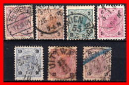 AUSTRIA ( ÖSTERREICH ) SELLOS AÑO 1899 EMPEROR FRANZ JOSEF I, 1830-1916 - VALUE IN "HELLER - Used Stamps