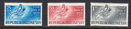 Indonesia 1958 Mint No Hinge, Sc# 465-467 - Indonesien