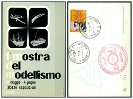 CARTOLINA - CV1500 EMPOLI - 1a Mostra Del Modellismo, Cartolina FG Con Annulli Manifestazione, Non Viaggiata, - Empoli
