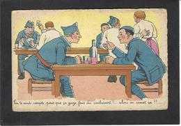 CPA Jeu De Cartes Carte à Jouer Playing Cards Non Circulé Militaria - Cartes à Jouer