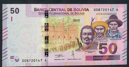 BOLIVIA NLP  50 Bolivianos 28.11.1986  #00--A   Issued  2018 Signature 94  UNC. - Bolivia