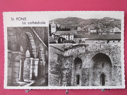 34 - Saint Pons - La Cathédrale - Scans Recto Verso - Saint-Pons-de-Thomières