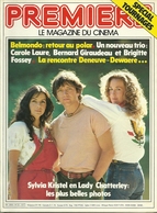 PREMIERE - N° 52 De 1981 - Bernard GIRAUDEAU, Carole LAURE Et Brigitte FOSSEY - Cinema