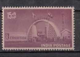 INDIA, 1958,   Exhibition New Delhi Exposition, Flag, MNH, (**) - Ungebraucht