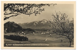 St Andrä Am Ossiachersee Mit Ruine Landskron Und Karawanken Echte Photo - Franz Schilcher - Ossiachersee-Orte