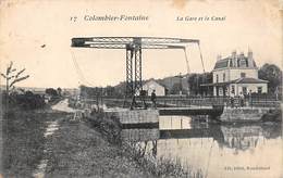 Colombier-Fontaine            25          Gare Et Canal      (voir Scan) - Autres & Non Classés