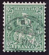 40e / 32 Sitzende Helvetia 25 Rappen  Sauber Gestempelt - GENÈVE - Used Stamps