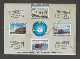 TAAF - FSAT - BLOC FEUILLET N° 11 - GERANCES POSTALES - MNH - Hojas Bloque