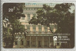 LSJP BRAZIL PHONECARD REPUBLIC MUSEUM INTERNAL FACADE TELEBRAS - Brasilien