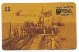 LSJP BRAZIL PHONECARD WORK OF THE PORT OF CEARA PHOTOGRAPHY TELEBRAS - Brasilien