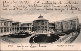 ! Alte Ansichtskarte, Postcard, Brazil, Bresil, Bahia, Faculdade De Medicina, Medicine, 1911 - Salvador De Bahia