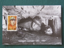 France 2000 Maxicard Saint-Marlory - Speleology Caves Norbert Casteret - Storia Postale