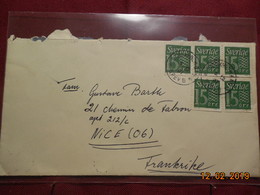 Lettre De Suede De 1937 Pour La France - Other & Unclassified