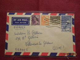 Lettre De 1957 D Australie Pour Villeneuve La Garenne - Postmark Collection
