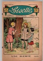 Lisette N°274 Les Ciseaux De Mademoiselle Césarine - Combinaison Tricotée Pour Fillette - Noir Et Rose En 1926 - Lisette