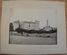 Photo Originale XIXème Chateau Notre Dame De Londres Hérault  Photographe De La Société Des Beaux Arts De Béziers - Anciennes (Av. 1900)