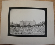 Photo Originale XIXème Chateau Notre Dame De Londres Hérault Cliché Présenté à L'exposition De Photographies De Béziers - Alte (vor 1900)