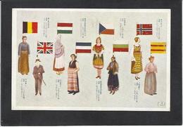 CPA Japon Japan Asie Non Circulé Voir Scan Du Dos Drapeaux Des Nations - Andere & Zonder Classificatie