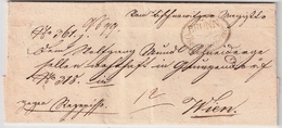 1834, " Brünn " ,seltener Reko-Stp.  , #a1901 - ...-1850 Vorphilatelie