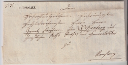 1805, " Bregenz ", Früher Rayon-Stp. R !  , #a1902 - ...-1850 Vorphilatelie