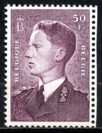 BE   879  X   ---   Papier Terne  --  Lilas-brun - Très Faible 1ère Charnière.... - Unused Stamps