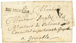 1729 DE MOVLIN (Lenain N°3) Avec Texte Daté "SEPT FONTS". Cote 420€. TB. - Autres & Non Classés