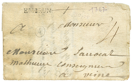 1767 EMBRUN (Lenain N°2) Avec Texte Daté "CHATEAUROUA". TB. - Otros & Sin Clasificación