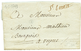 1789 "ST BONNET" (Lenain N°1) Manuscrit Sur Lettre Avec Texte. Superbe. - Autres & Non Classés