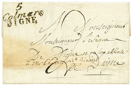 1823 Double Cursive 5 COLMARS / DIGNE Avec Texte Daté " BEAUVEZE". TTB. - Otros & Sin Clasificación