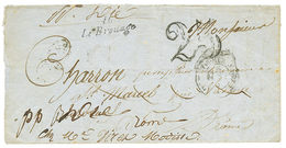 1851 Cursive 16 LE BROUAGE + Taxe 25 D.T. TB. - Other & Unclassified