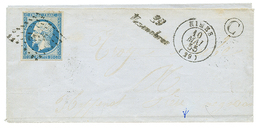 1855 20c(n°14) + Cursive 29 VEZENOBRES Sur Lettre. TB. - Altri & Non Classificati