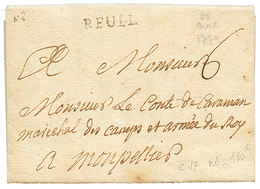 1772 REUVEL (Lenain N°2) Avec Texte Daté "ST FERRIOL". Cote 240€. Superbe. - Autres & Non Classés