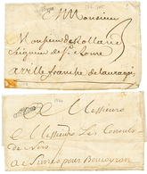 1740/45 2 Lettres Avec DE TOULOUSE (2 Types Differents Dont Lenain 6 Superbe). TTB Qualité. - Altri & Non Classificati