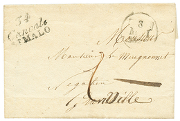 1829 Double Cursive 34 CANCALE / ST MALO. - Andere & Zonder Classificatie