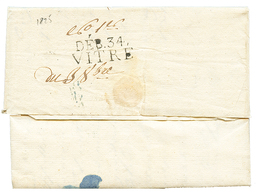 18205 DEB.34 VITRE Sur Lettre De MORLAIX. Superbe. - Andere & Zonder Classificatie