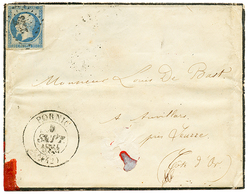 1854 20c(n°14) Obl. PC 2543 + Grand Cachet T.13 PORNIC Sur Enveloppe Avec Texte. TB. - Sonstige & Ohne Zuordnung