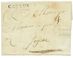 1782 CAYLUS (Lenain N°1) . Superbe. - Andere & Zonder Classificatie