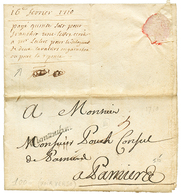 1710 MONTAUBAN (Lenain N°2) + "PAYE Quinze Sols Pour Franchir Une Lettre à Monsieur ...pour Le Délogement De 2 Cavaliers - Other & Unclassified