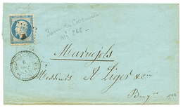 LOZERE : 1854 20c(n°14) TB Margé + T.22 BARRES-DES-CEVENNES Sur Lettre Avec Texte. Cote 500€. TB. - Sonstige & Ohne Zuordnung