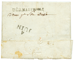 1810 DEB. MARVEJOLS Sur Lettre De ST ETIENNE. RARE. Cote 700€. TB. - Autres & Non Classés