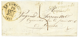 1841 Cursive 46 St GERMAIN DE/CALLERTE + T.12 LE POMPIDOU. TB. - Andere & Zonder Classificatie