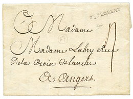 1791 St FLORENT Sur Lettre Avec Texte Daté "LA BELLIERE". Cote 340€. Superbe. - Altri & Non Classificati