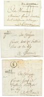 3 Lettres : 1787 "DE SEZANNE" Manuscrit , 1800 49 SEZANNE, An 9 49 SEZANNE. Superbe. - Altri & Non Classificati