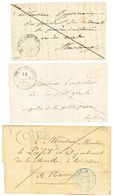 3 Lettres : 1852 T.12 PHALSBOURG En Bleu + P.P Bleu, 1845 T.12 PHALSBOURG + P.P Rouge, T.13 PHALSBOURG + P.P Rouge. TB. - Autres & Non Classés