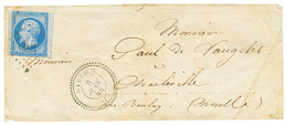 BAS RHIN : 1858 20c(n°14) Pd Obl. PC 1069 + T.22 DAMBACH Sur Enveloppe. TB. - Other & Unclassified