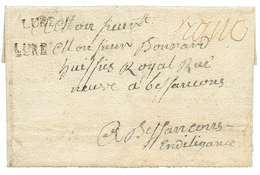 1773 LURE + "FRANCS" Manus. Sur Lettre Avec Texte Daté "AUX ERRARRES". RARE. TTB. - Autres & Non Classés