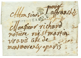 1790 FROMENTEAU + P.P Orné Sur Lettre Avec Texte Daté "JUVISY". TB. - Otros & Sin Clasificación