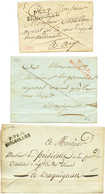 1813/27 Lot De 3 Lettres Avec P.78.P BRIGNOLLE Noir Ou Rouge. TTB. - Andere & Zonder Classificatie