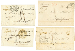 VAR : Lot De 11 Lettres (5 PORT PAYES, 5 Cursives, GRASSE (1773)). TB Lot. - Altri & Non Classificati